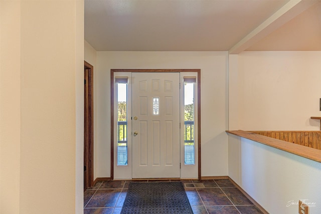 854 State Highway 282, Clancy, MT 59634 - entryway featuring dark stone finish floors and baseboards