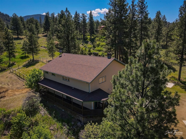 854 State Highway 282, Clancy, MT 59634 - view of subject property with a forest and a mountainous background