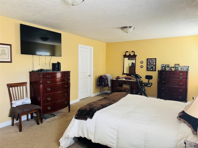 120 N 8th St, Hamilton, MT 59840 - carpeted bedroom with baseboards and a textured ceiling