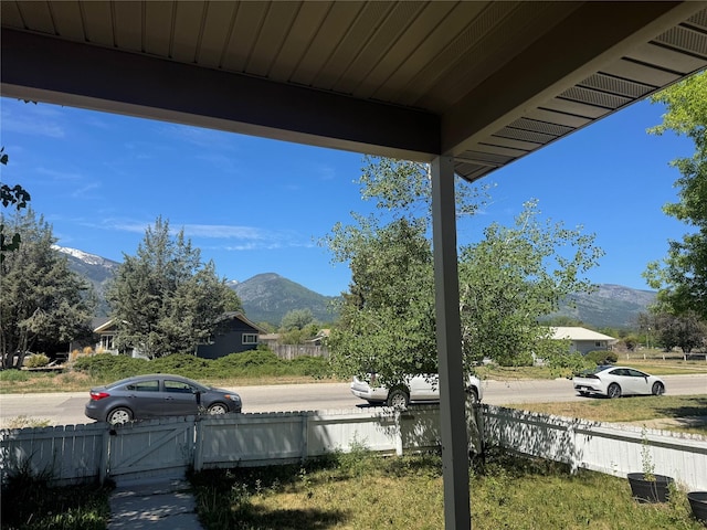 120 N 8th St, Hamilton, MT 59840 - view of yard featuring a mountain view