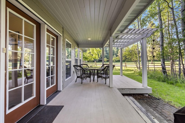 3 Bearberry Ln, Whitefish, MT 59937 - view of patio with outdoor dining area