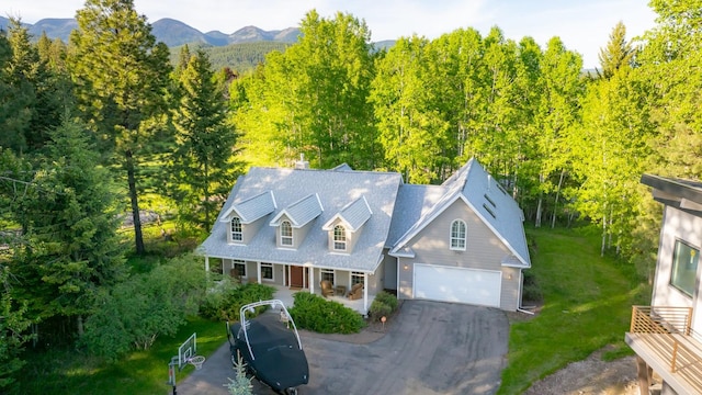 3 Bearberry Ln, Whitefish, MT 59937 - view from above of property with a heavily wooded area