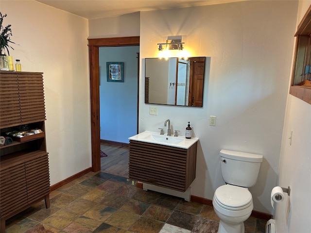 9200 River Rd, Bozeman, MT 59718 - bathroom with stone finish floors and vanity