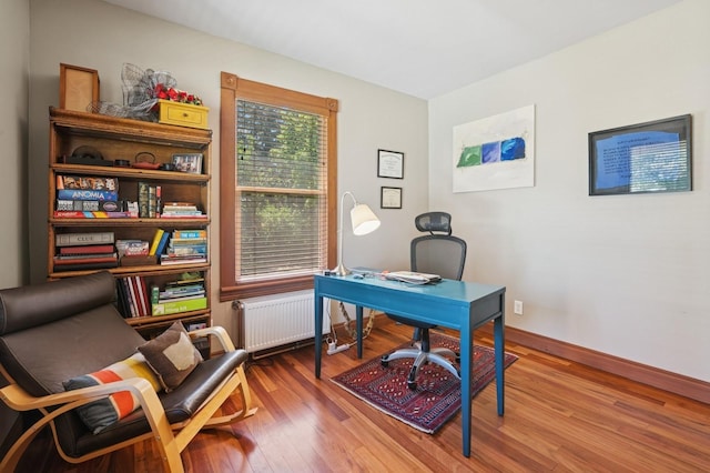 314 9th Ave W, Kalispell, MT 59901 - office space featuring radiator and wood finished floors