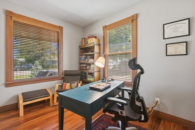 314 9th Ave W, Kalispell, MT 59901 - office featuring wood finished floors and baseboards