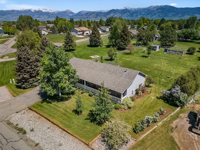 370 Prospector Trl, Bozeman, MT 59718 - view from above of property with mountains
