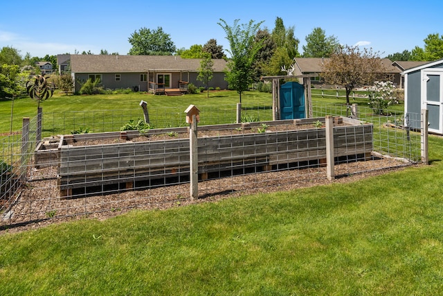 370 Prospector Trl, Bozeman, MT 59718 - view of yard featuring a vegetable garden