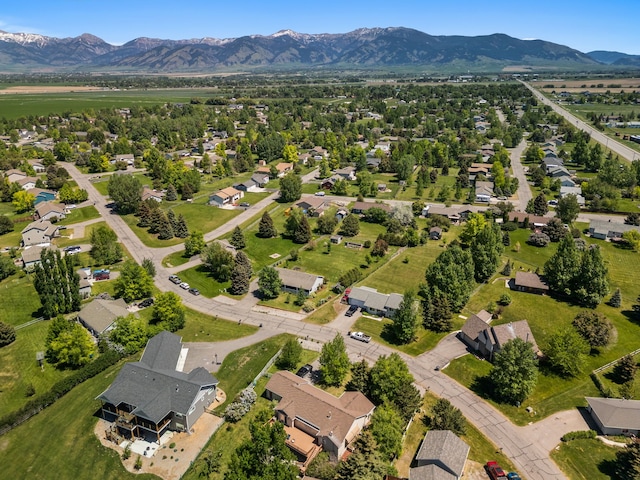 370 Prospector Trl, Bozeman, MT 59718 - aerial view of residential area featuring a mountainous background