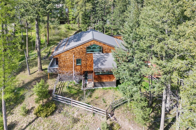 33535 Cherry Ln, Bigfork, MT 59911 - view of back of house