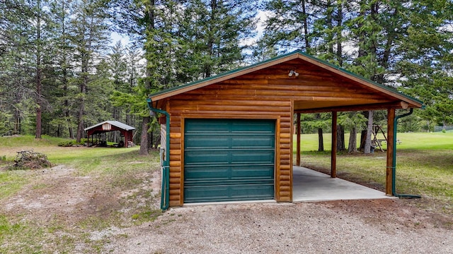 288 Trout Dr, Rexford, MT 59930 - garage with driveway