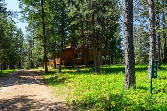 288 Trout Dr, Rexford, MT 59930 - view of property exterior featuring dirt driveway