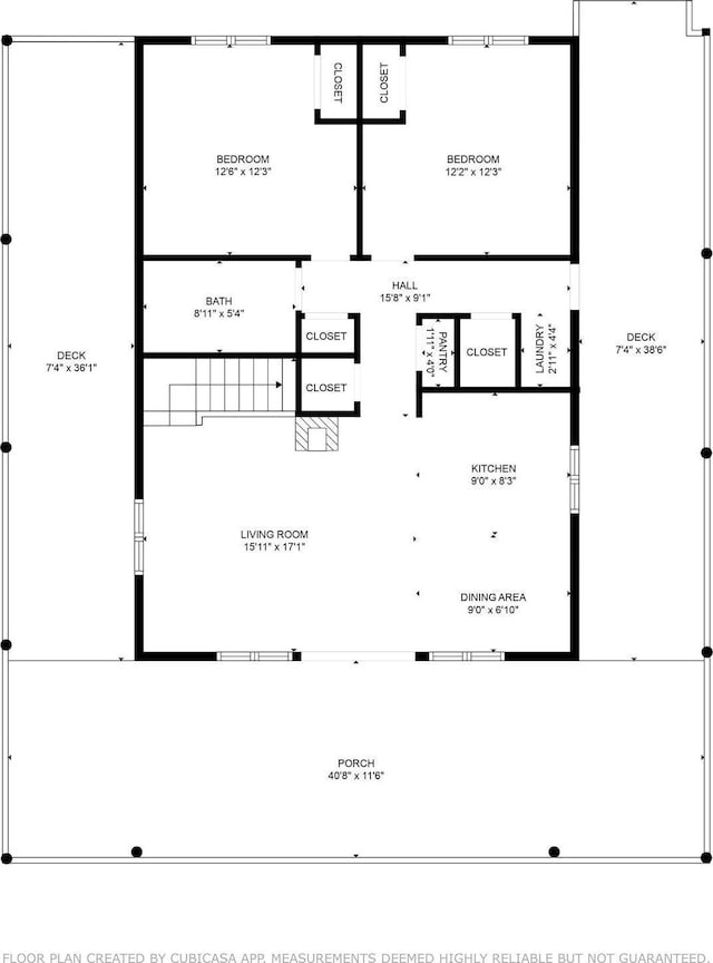 288 Trout Dr, Rexford, MT 59930 - view of floor plan / room layout