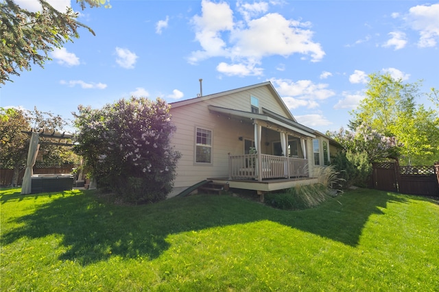 3197 Rose St, Bozeman, MT 59718 - back of property featuring a deck