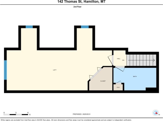 142 Thomas St, Hamilton, MT 59840 - view of room layout