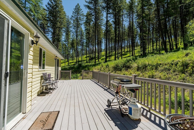 42843 Jette Lake Trl, Polson, MT 59860 - view of wooden deck