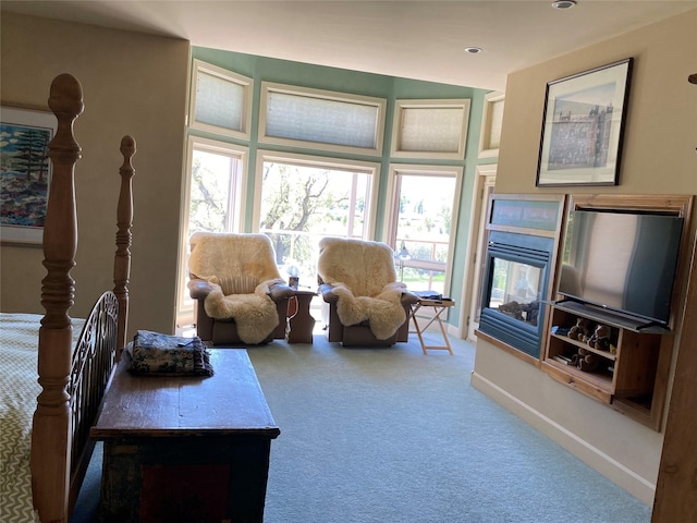 50-60 Willow Bend Ln, Cascade, MT 59421 - living area with carpet flooring and baseboards