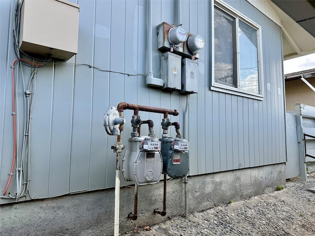 1112 Cannon St, Helena, MT 59601 - exterior view of electric meter and gas meter