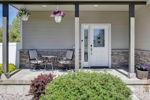 3088 Summerfield Dr, Missoula, MT 59804 - entrance to property with covered porch and stone siding
