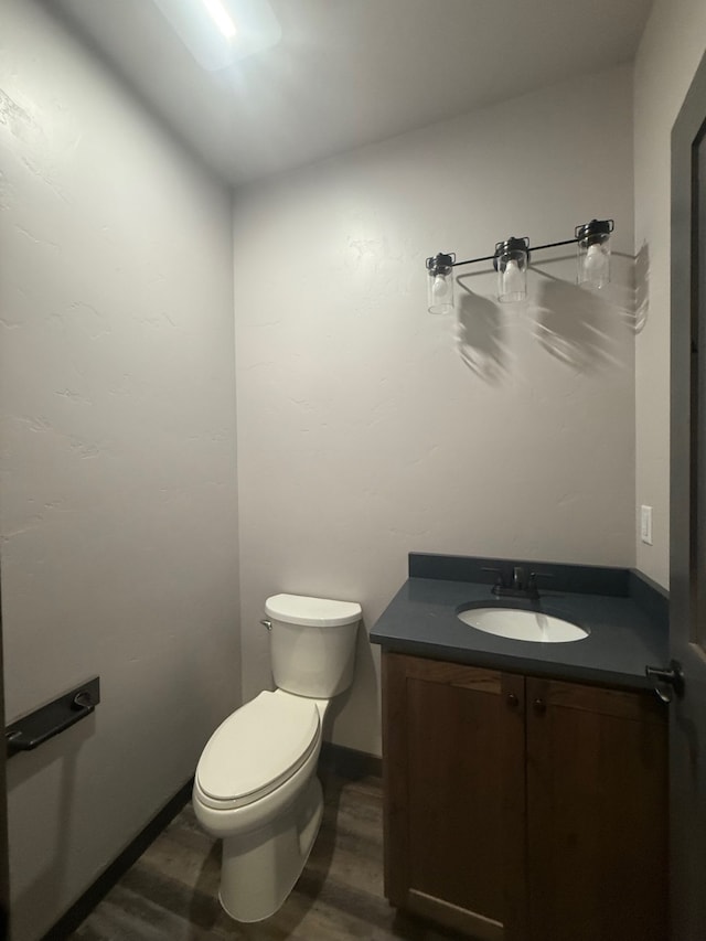 595 Grayling Rd, Lakeside, MT 59922 - bathroom featuring wood finished floors and vanity