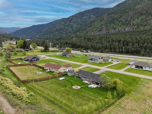122 Bernie Rd, Alberton, MT 59820 - aerial view of a mountain backdrop and a heavily wooded area