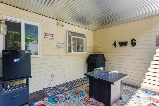 1861 E Broadway St, Missoula, MT 59802 - view of patio with an outdoor fire pit and area for grilling