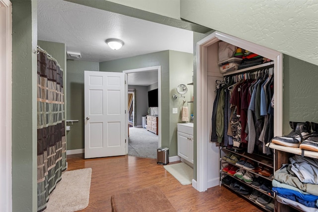 1861 E Broadway St, Missoula, MT 59802 - spacious closet with wood finished floors