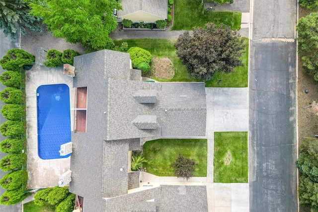 1861 E Broadway St, Missoula, MT 59802 - aerial view of property and surrounding area featuring a pool area