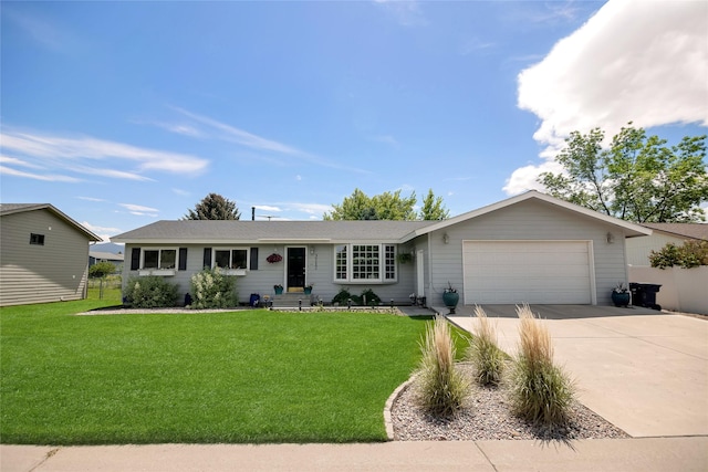 3717 Aster St, East Helena, MT 59635 - ranch-style home with a garage, driveway, and a front yard