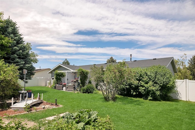 3717 Aster St, East Helena, MT 59635 - view of yard featuring outdoor lounge area