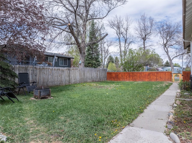 804 Broadway St, Townsend, MT 59644 - view of yard with an outdoor fire pit