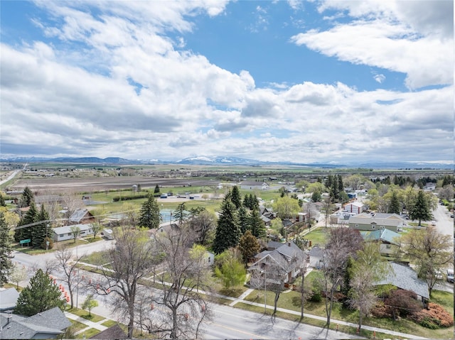 804 Broadway St, Townsend, MT 59644 - aerial perspective of suburban area featuring mountains
