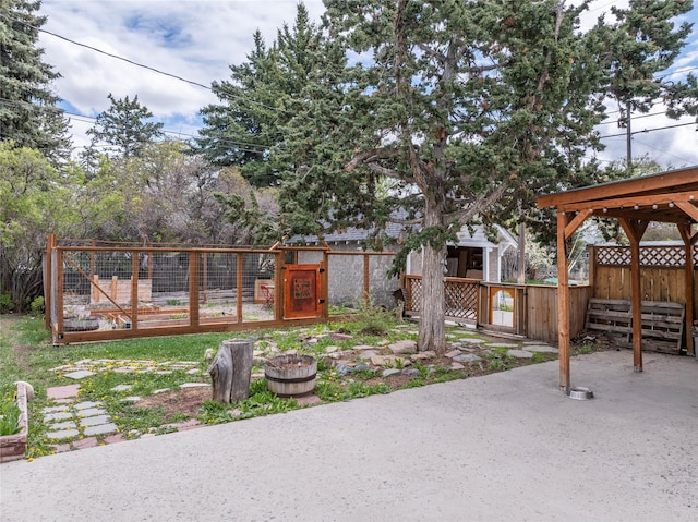 804 Broadway St, Townsend, MT 59644 - fenced yard featuring a patio