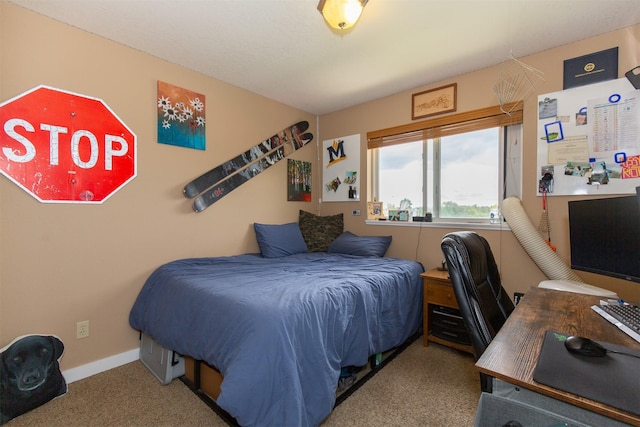 3401 Ravalli St, Bozeman, MT 59718 - bedroom with carpet floors, baseboards, and an office area