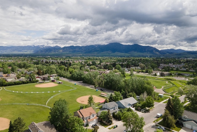 3401 Ravalli St, Bozeman, MT 59718 - aerial perspective of suburban area with a mountainous background