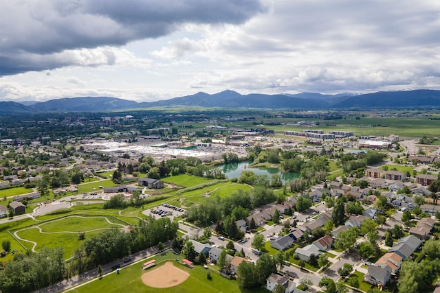 3401 Ravalli St, Bozeman, MT 59718 - drone / aerial view of a water and mountain view