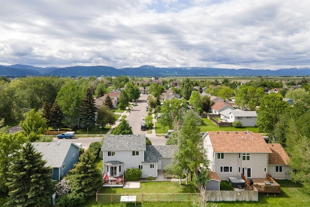 3401 Ravalli St, Bozeman, MT 59718 - aerial view of residential area featuring a mountain backdrop