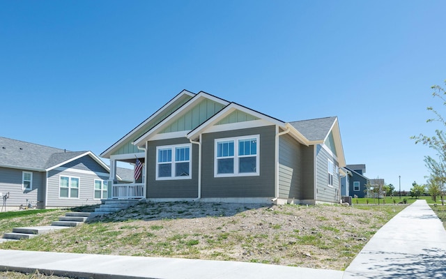 2805 Travis Ave, Helena, MT 59601 - view of front facade featuring a porch and board and batten siding