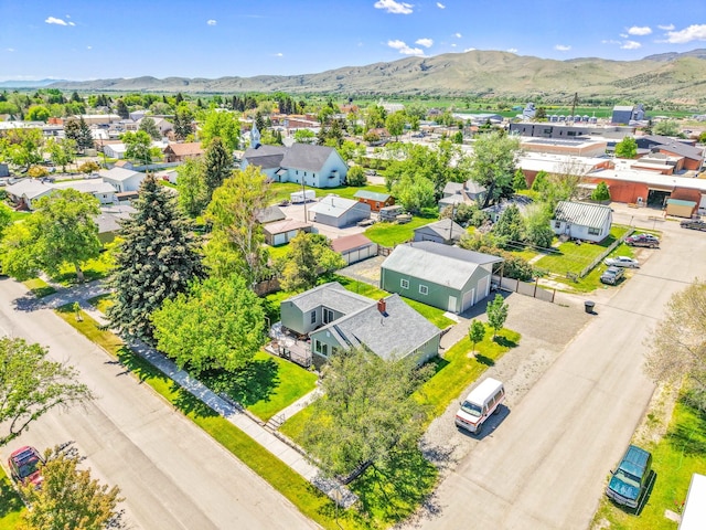 215 N Oak St, Townsend, MT 59644 - aerial perspective of suburban area featuring mountains