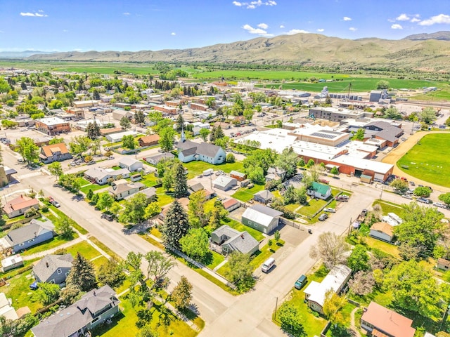 215 N Oak St, Townsend, MT 59644 - aerial perspective of suburban area with a mountainous background