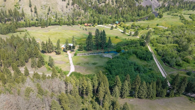 1165 Rock Creek Rd, Clinton, MT 59825 - aerial overview of property's location with a forest and rural landscape