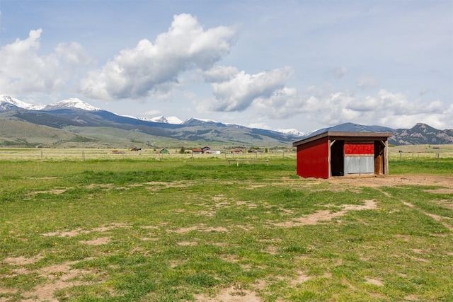 49 Redtail Hawk Rd, Mcallister, MT 59740 - view of mountain backdrop featuring rural landscape and agricultural land