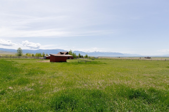 49 Redtail Hawk Rd, Mcallister, MT 59740 - view of yard featuring a view of countryside and a mountain view