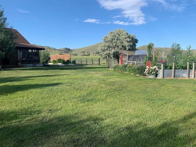 49 Redtail Hawk Rd, Mcallister, MT 59740 - view of yard with a mountain view