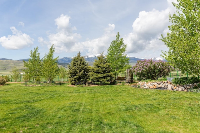 49 Redtail Hawk Rd, Mcallister, MT 59740 - view of yard with a mountain view