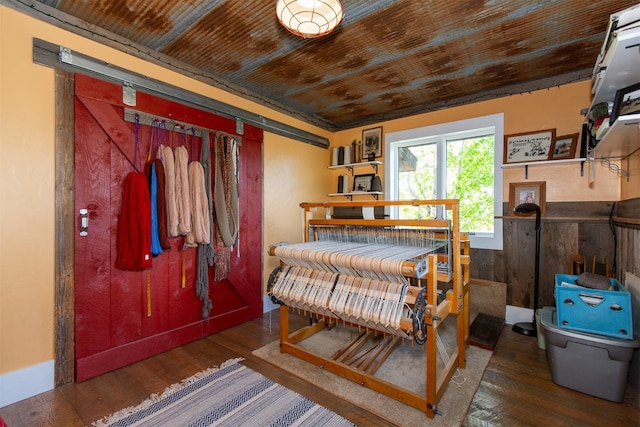 49 Redtail Hawk Rd, Mcallister, MT 59740 - bedroom with wood-type flooring and wood ceiling