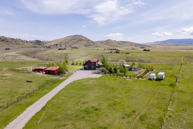 49 Redtail Hawk Rd, Mcallister, MT 59740 - view of mountain background with rural landscape and a pastoral area