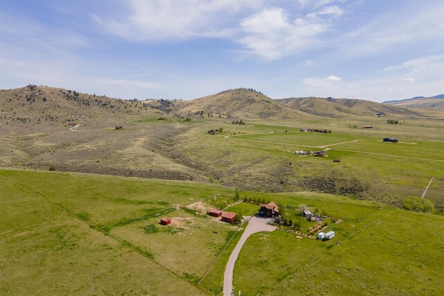 49 Redtail Hawk Rd, Mcallister, MT 59740 - aerial view of sparsely populated area with mountains