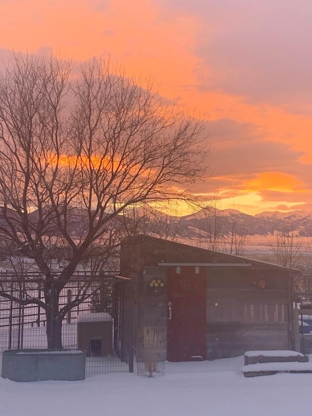 49 Redtail Hawk Rd, Mcallister, MT 59740 - view of front facade with a mountain view