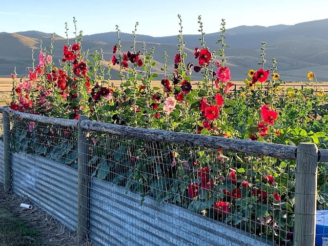 49 Redtail Hawk Rd, Mcallister, MT 59740 - gate featuring a mountain view