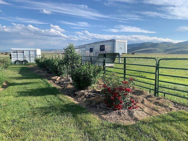 49 Redtail Hawk Rd, Mcallister, MT 59740 - view of yard with a rural view and a mountain view